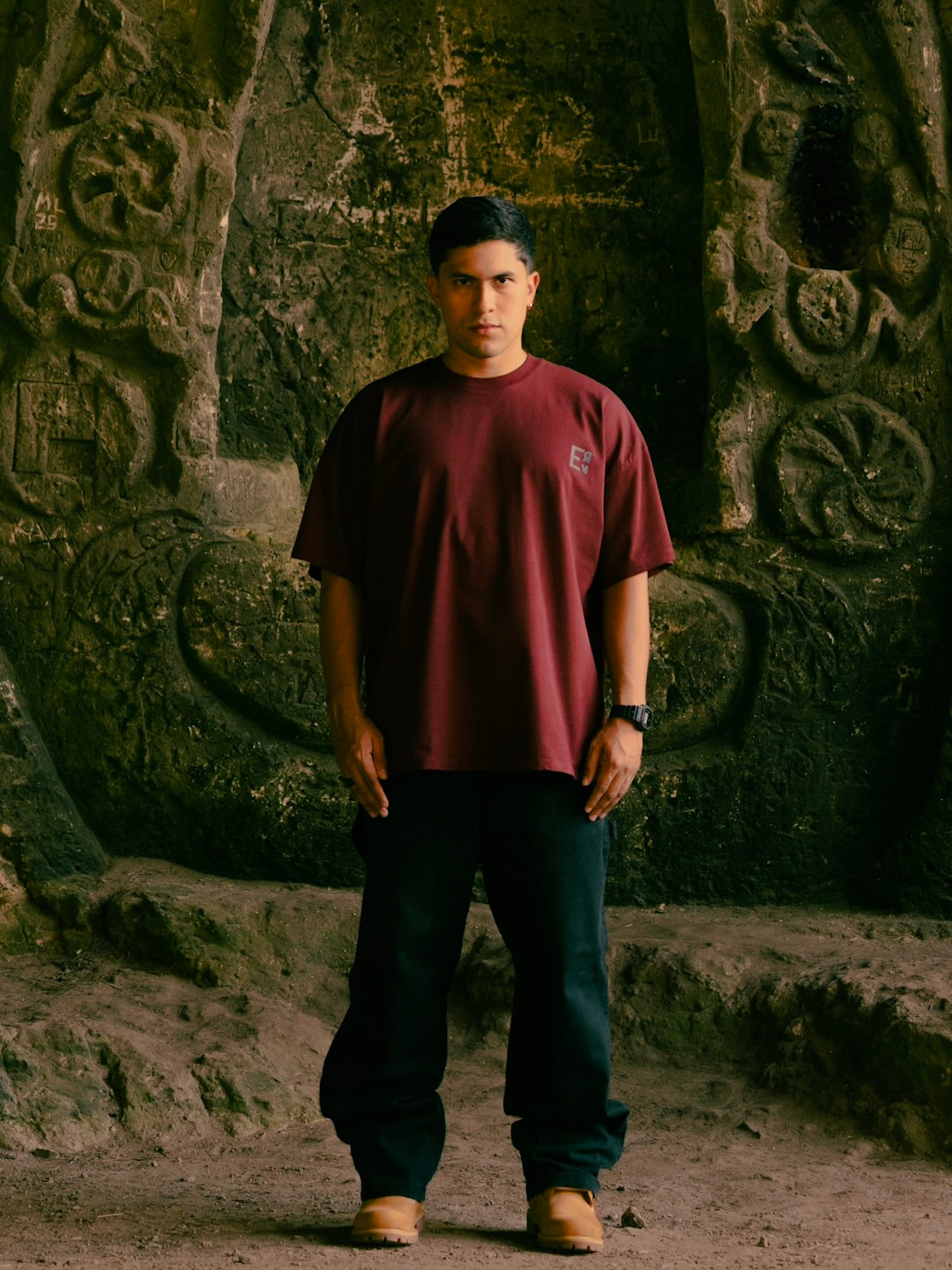 "PURO CAMELLO" OVERSIZE T-SHIRT.