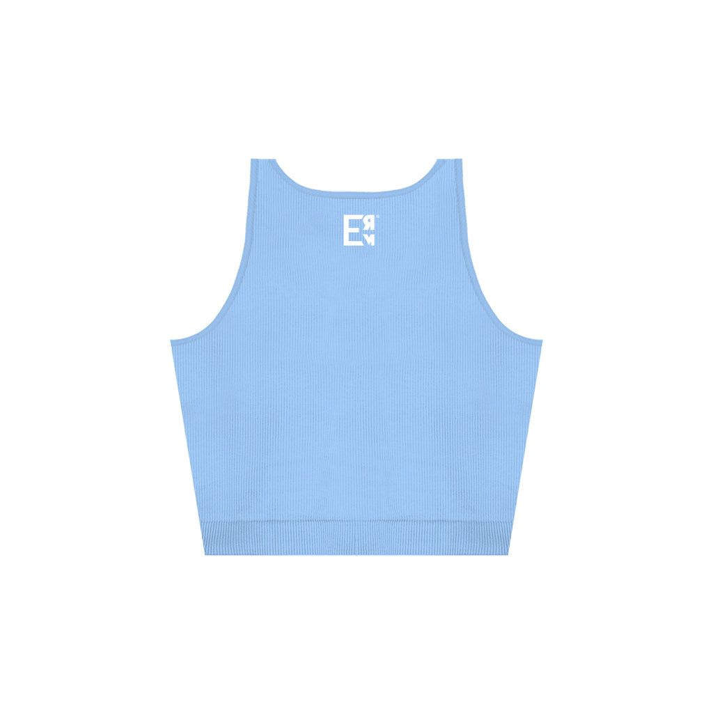 RIBBED TOP — AZUL.
