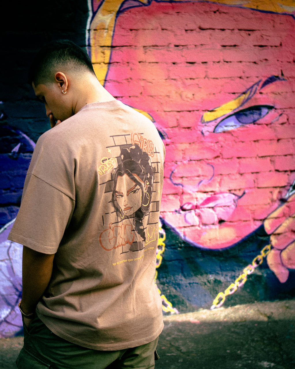 ERM X RUGE OVERSIZE T-SHIRT — CAFÉ.