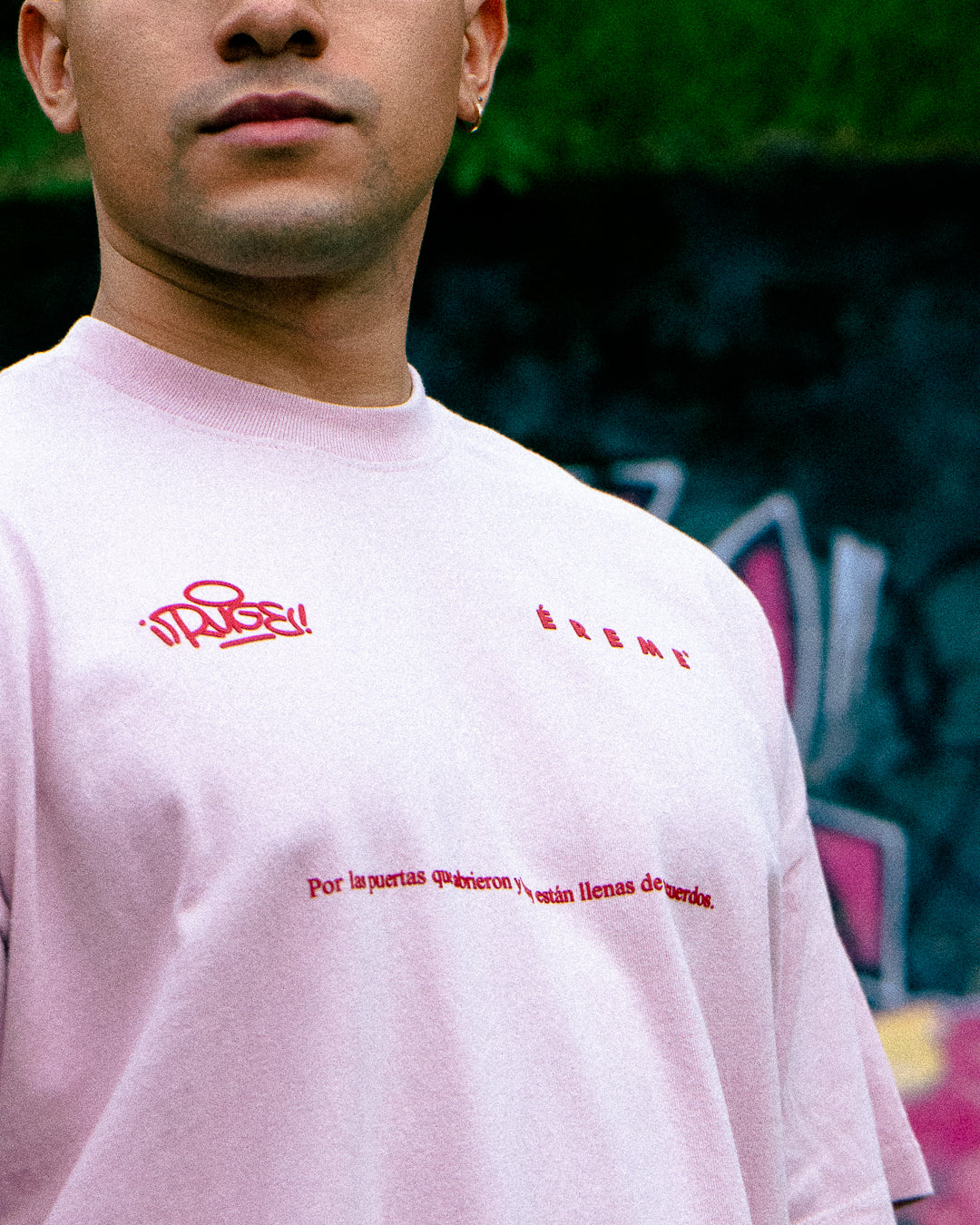 ERM X RUGE OVERSIZE T-SHIRT — ROSA.